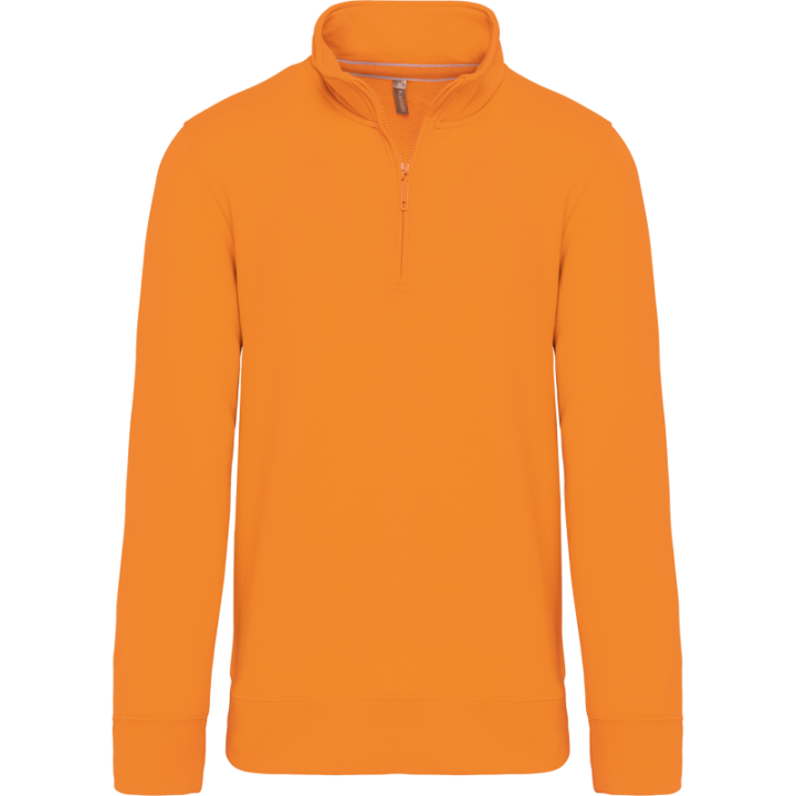 Sweat-shirt col zippé