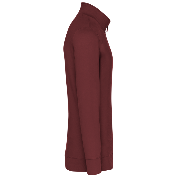 Sweat-shirt col zippé