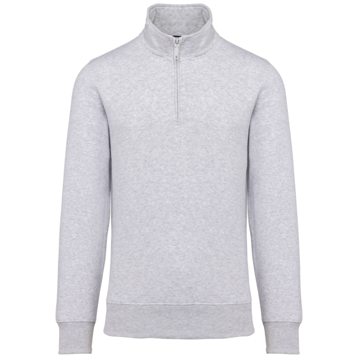 Sweat-shirt col zippé