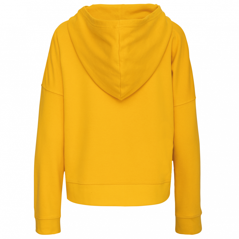 Sweat-shirt capuche femme en coton bio