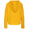 Sweat-shirt capuche femme en coton bio