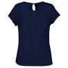 T-shirt crêpe manches courtes femme