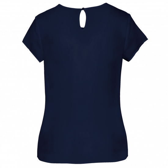 T-shirt crêpe manches courtes femme