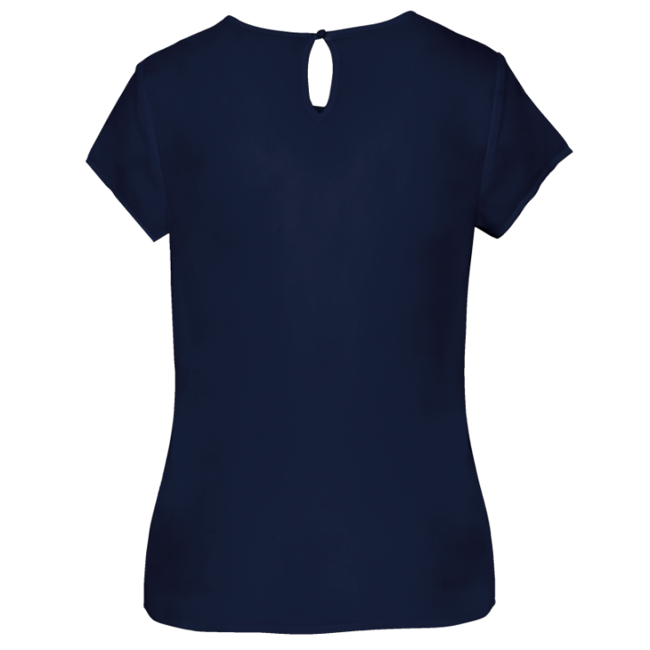 T-shirt crêpe manches courtes femme
