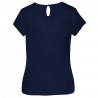 T-shirt crêpe manches courtes femme