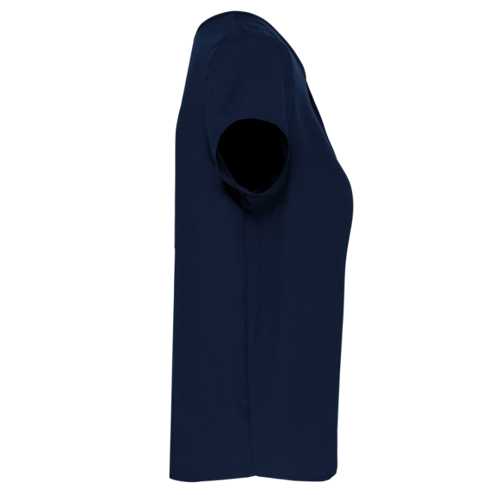 T-shirt crêpe manches courtes femme