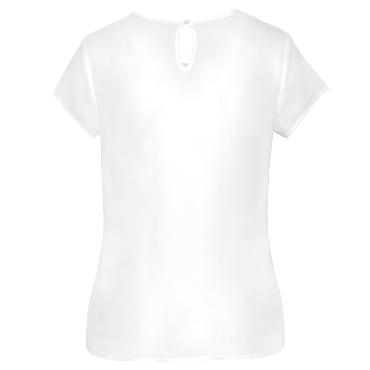 T-shirt crêpe manches courtes femme