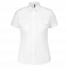 Chemise pilote manches courtes femme