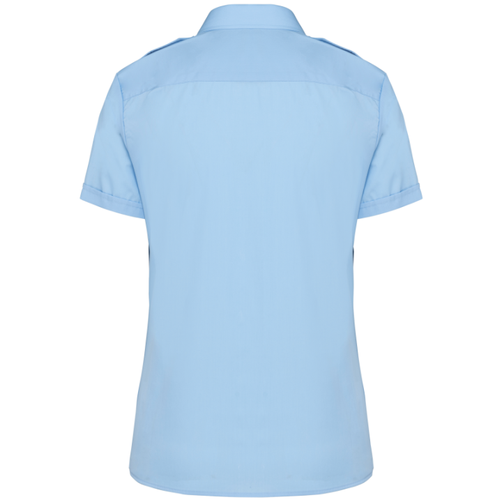 Chemise pilote manches courtes femme