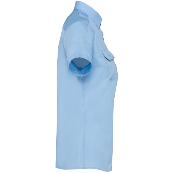 Chemise pilote manches courtes femme