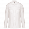 Chemise pilote manches longues homme