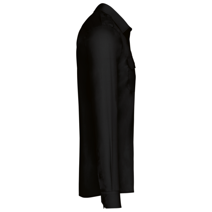 Chemise pilote manches longues homme