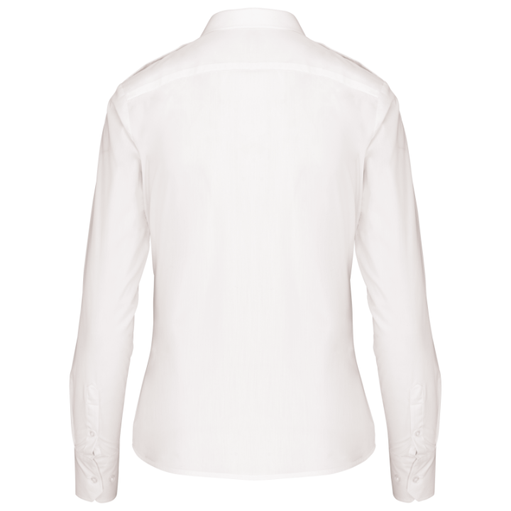 Chemise pilote manches longues femme