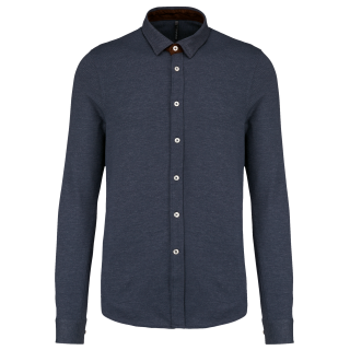 Chemise Jacquard manches longues