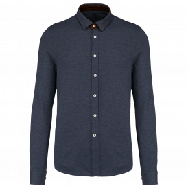 Chemise Jacquard manches longues (2)