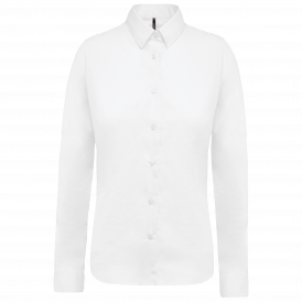 K510 - Chemise popeline manches longues femme KARIBAN (2)