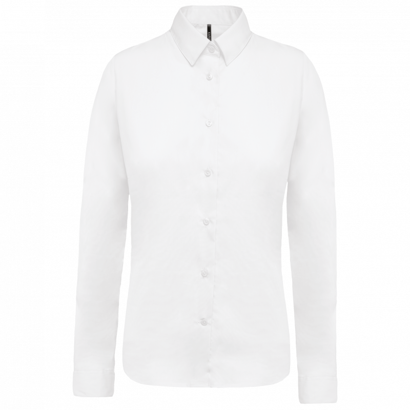 K510 - Chemise popeline manches longues femme KARIBAN
