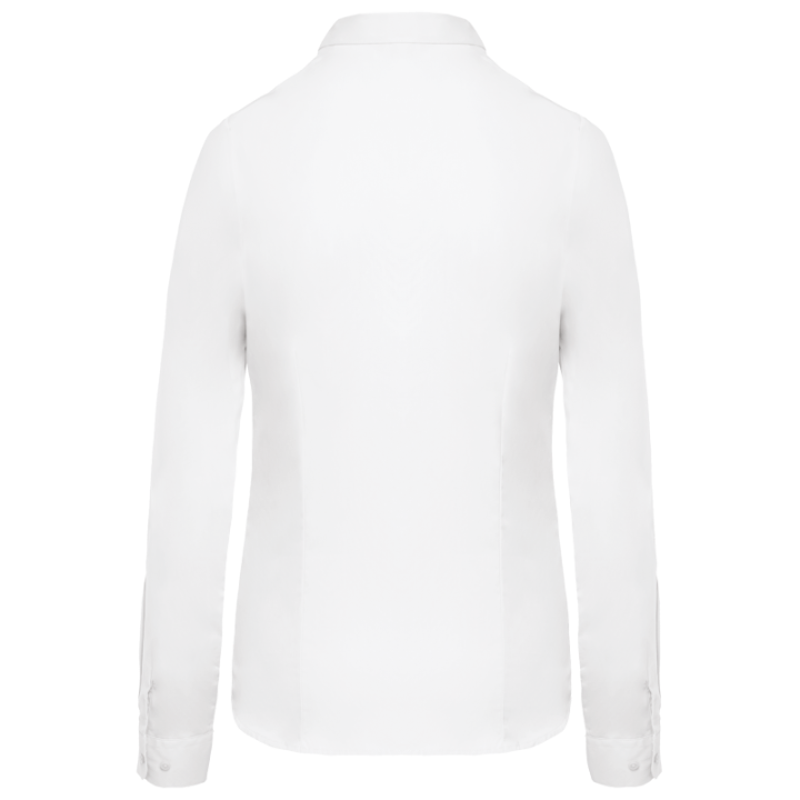 K510 - Chemise popeline manches longues femme KARIBAN