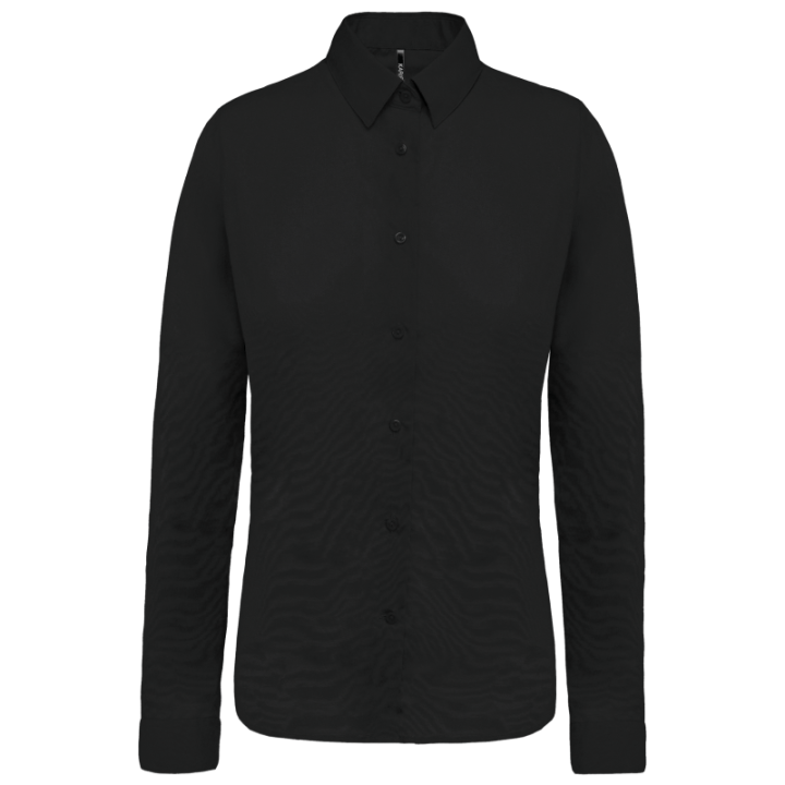 K510 - Chemise popeline manches longues femme KARIBAN