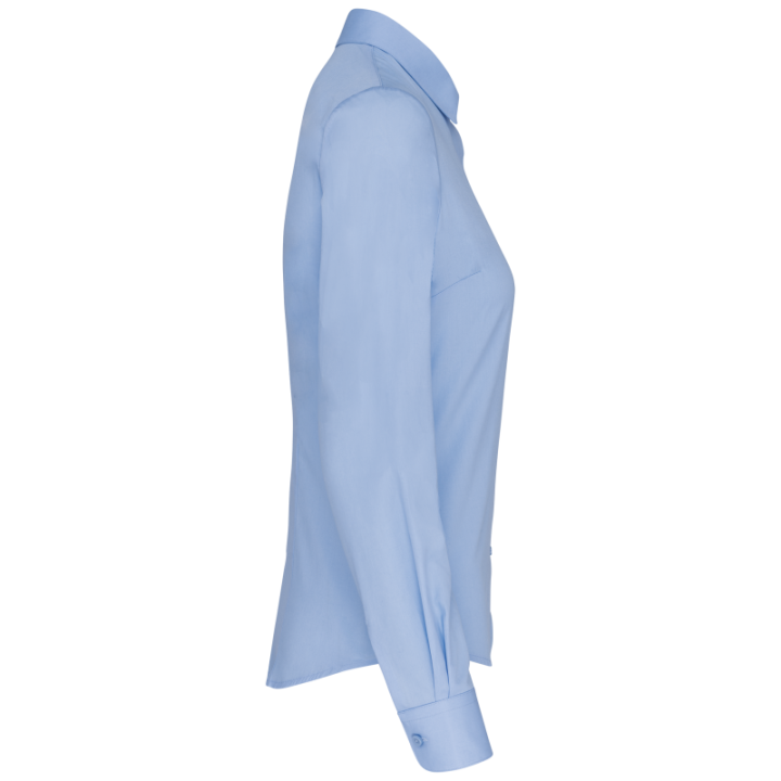 K510 - Chemise popeline manches longues femme KARIBAN