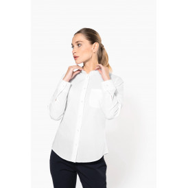 Chemise col mao manches longues femme Kariban