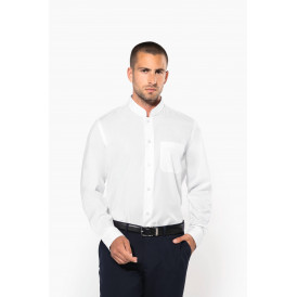 Chemise col mao manches longues Kariban
