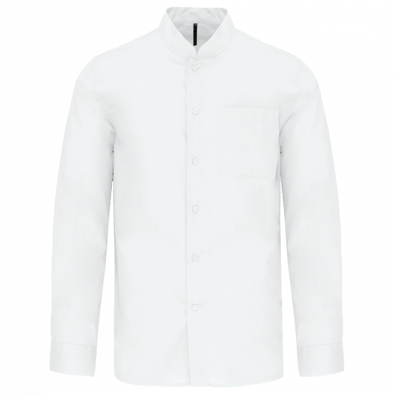 Chemise col mao manches longues Kariban