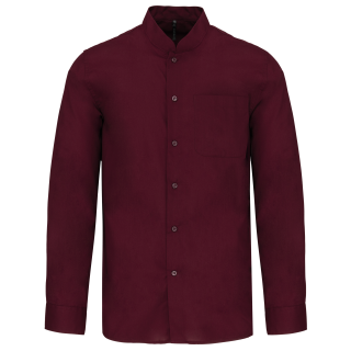 Chemise col mao manches longues Kariban