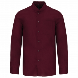 Chemise col mao manches longues Kariban