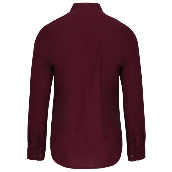 Chemise col mao manches longues Kariban