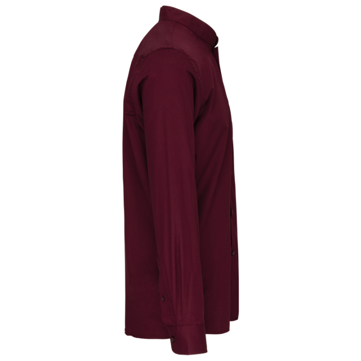 Chemise col mao manches longues Kariban