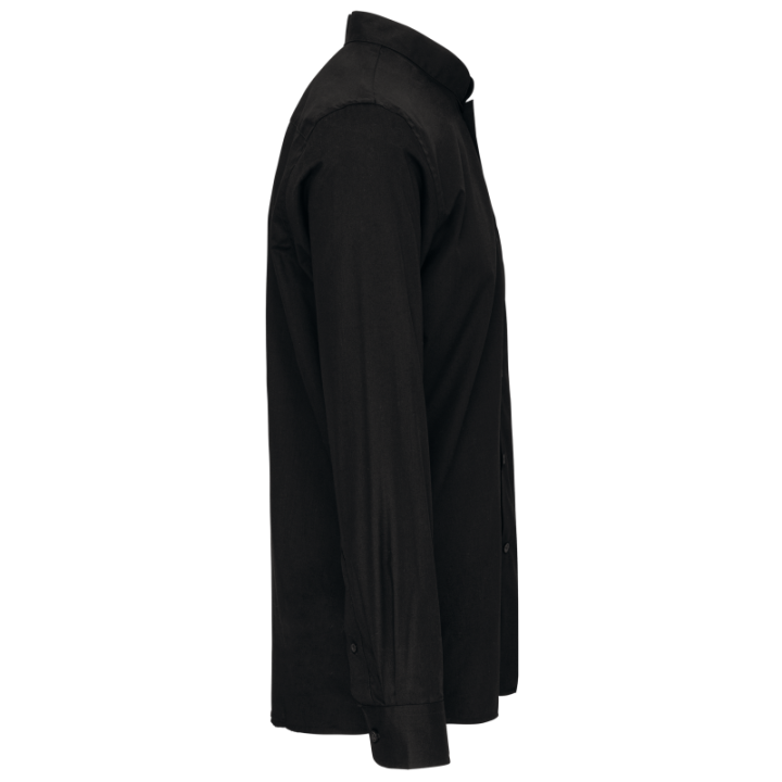Chemise col mao manches longues Kariban
