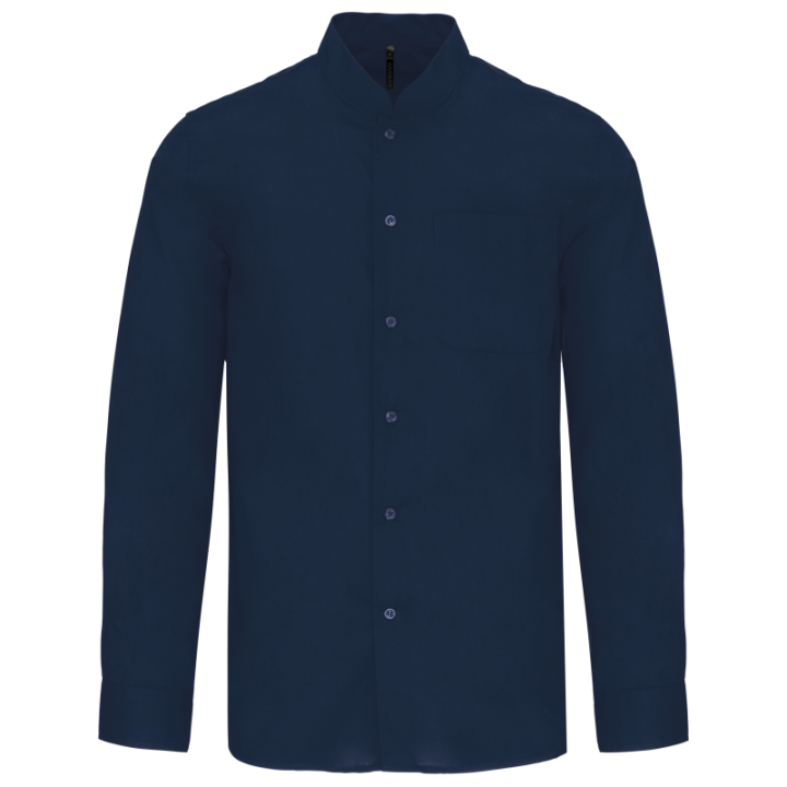 Chemise col mao manches longues Kariban