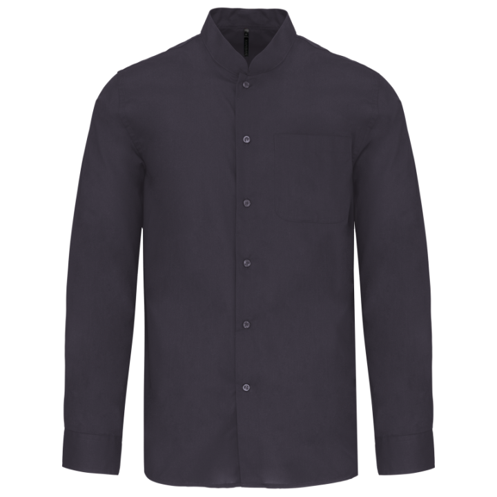 Chemise col mao manches longues Kariban