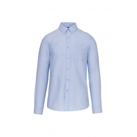 Chemise oxford lavée manches longues homme (2)