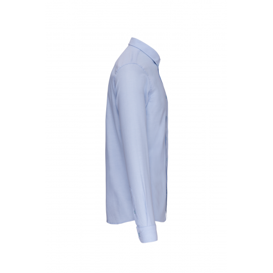 Chemise oxford lavée manches longues homme