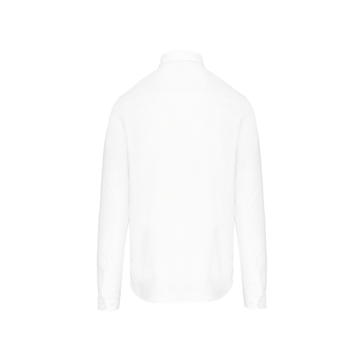 Chemise oxford lavée manches longues homme