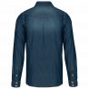 Chemise denim manches longues homme