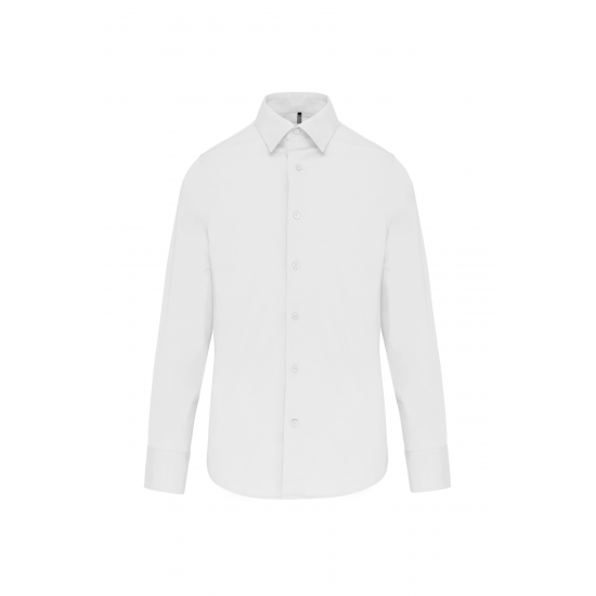 Chemise ajustée homme manches longues sans repassage kariban