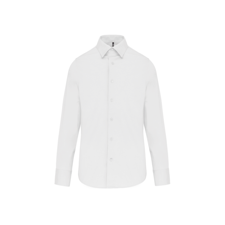 Chemise ajustée homme manches longues sans repassage kariban