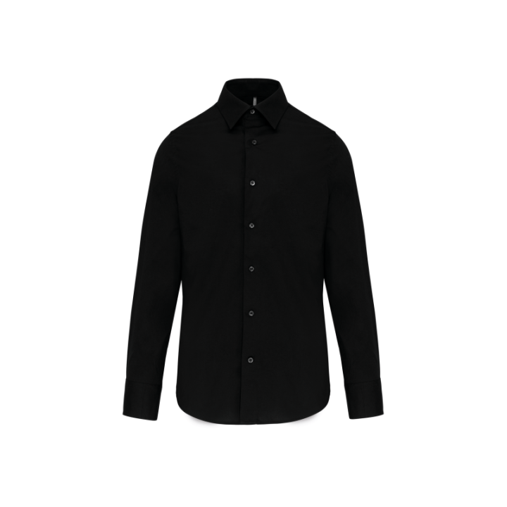 Chemise ajustée homme manches longues sans repassage kariban