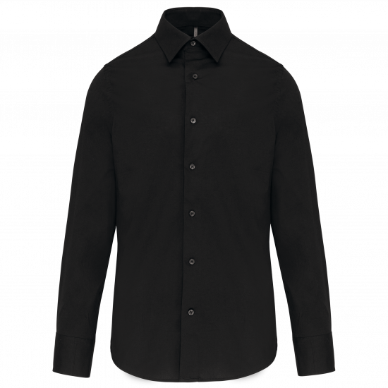 Chemise homme manches longues coton / élasthanne kariban