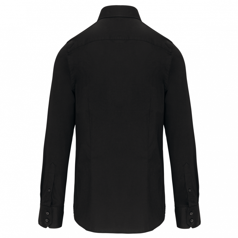 Chemise homme manches longues coton / élasthanne kariban