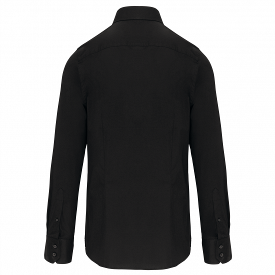 Chemise homme manches longues coton / élasthanne kariban