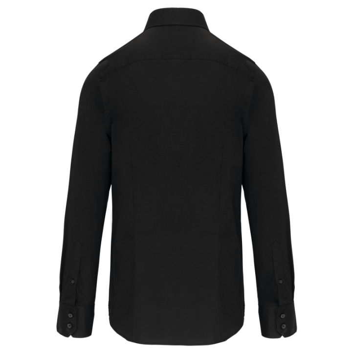 Chemise homme manches longues coton / élasthanne kariban
