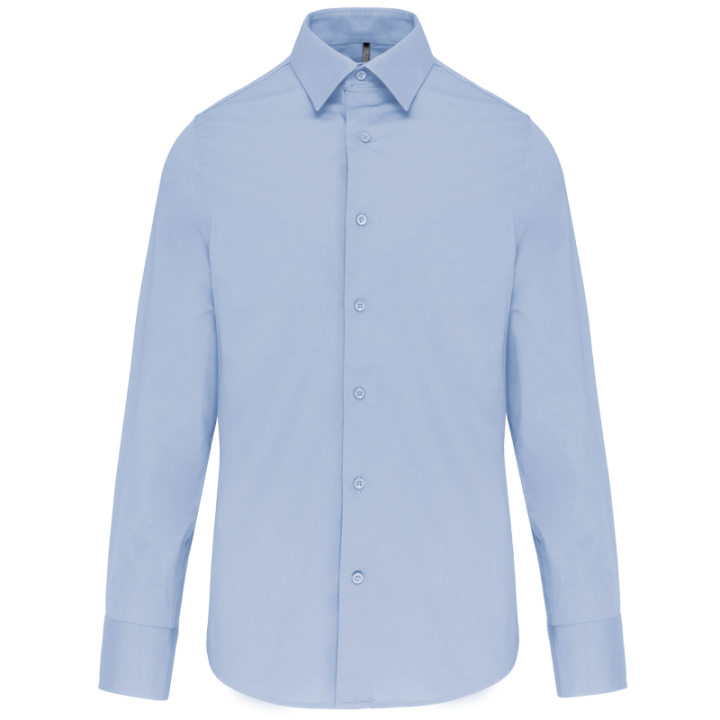 Chemise homme manches longues coton / élasthanne kariban