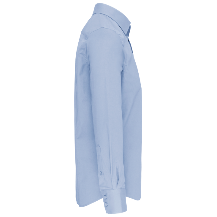 Chemise homme manches longues coton / élasthanne kariban
