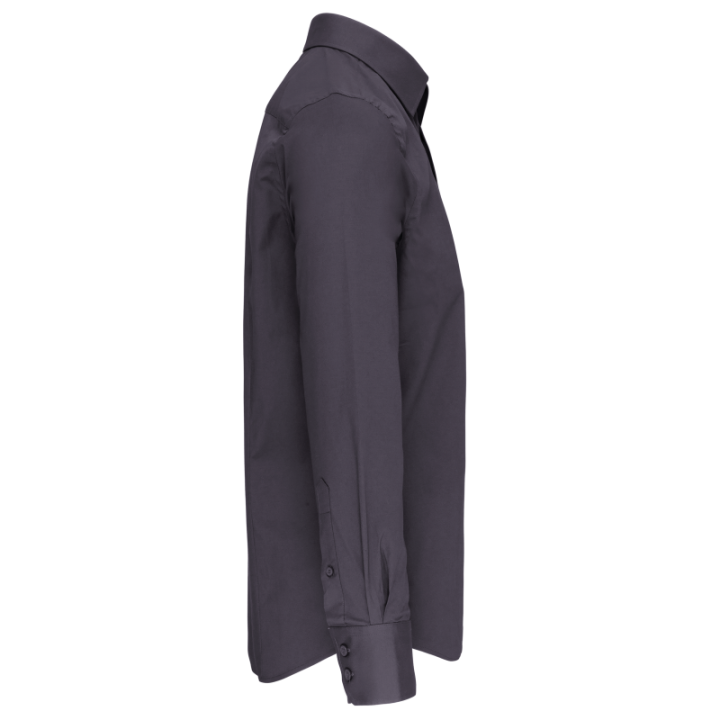 Chemise homme manches longues coton / élasthanne kariban