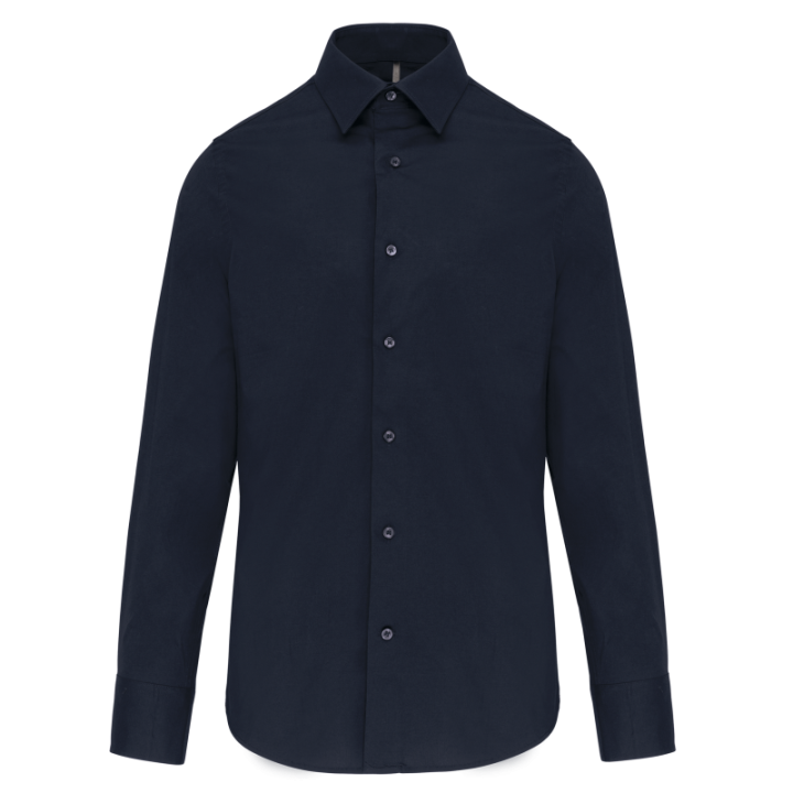 Chemise homme manches longues coton / élasthanne kariban