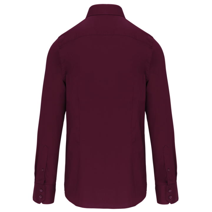Chemise homme manches longues coton / élasthanne kariban